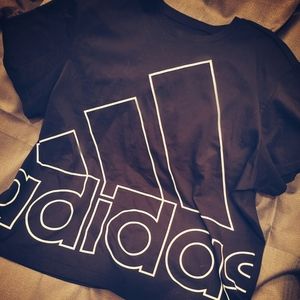 Adidas cropped tshirt